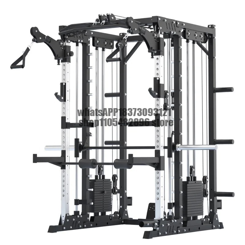 Cable Crossover Machine Home - Rack de Sentadillas Comercial Multifuncional con