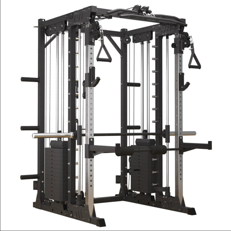 Smith Machine Home Gym Power Rack - Máquina Smith Multifuncional FDFIT, Equipo de