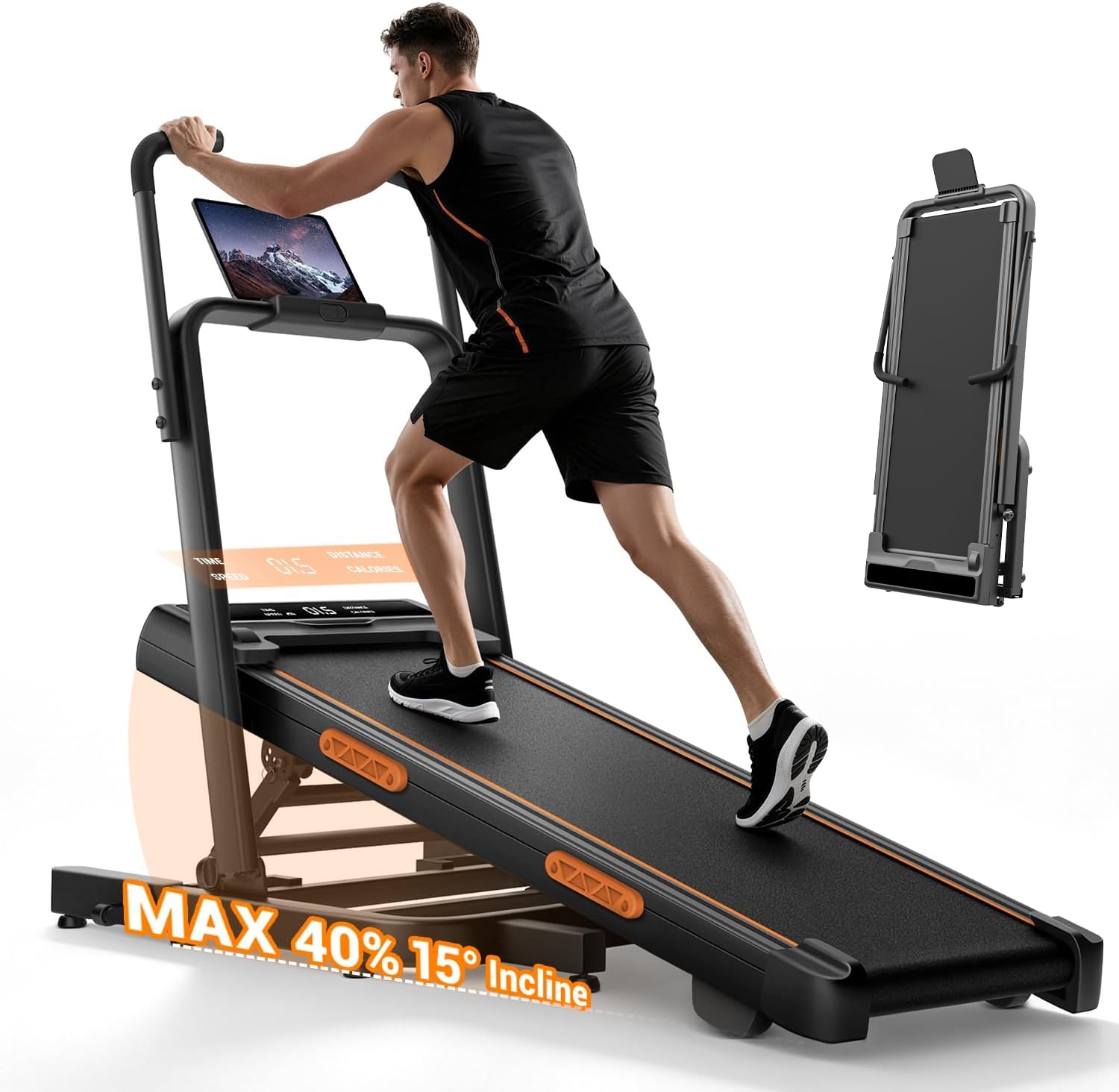 Treadmill Incline Home 3Hp - Caminadora Plegable Compacta y Portátil para
