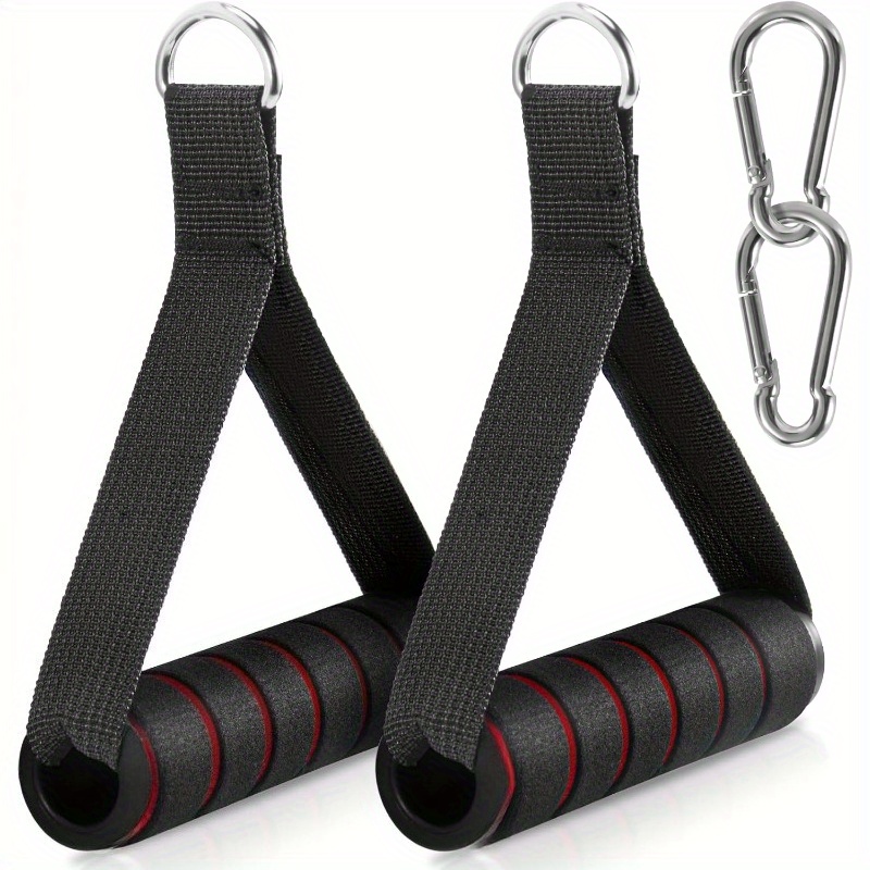 Functional Trainer Cable Machine - Empuñaduras de entrenamiento resistentes: mangos ergonómicos