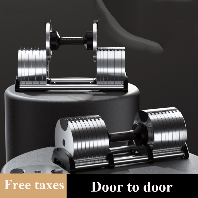 Adjustable Dumbbell 40Kg Pair - Equipo de levantamiento de pesas ajustable