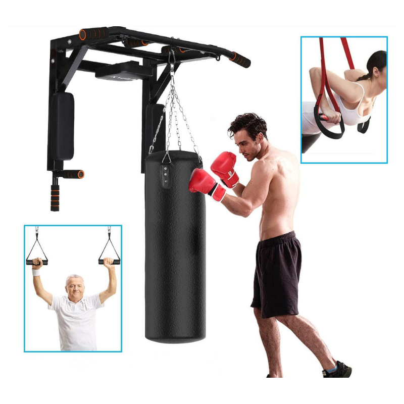 Pull Up Bar Wall Mounted - 2026 Fitness Barra de Dominadas y