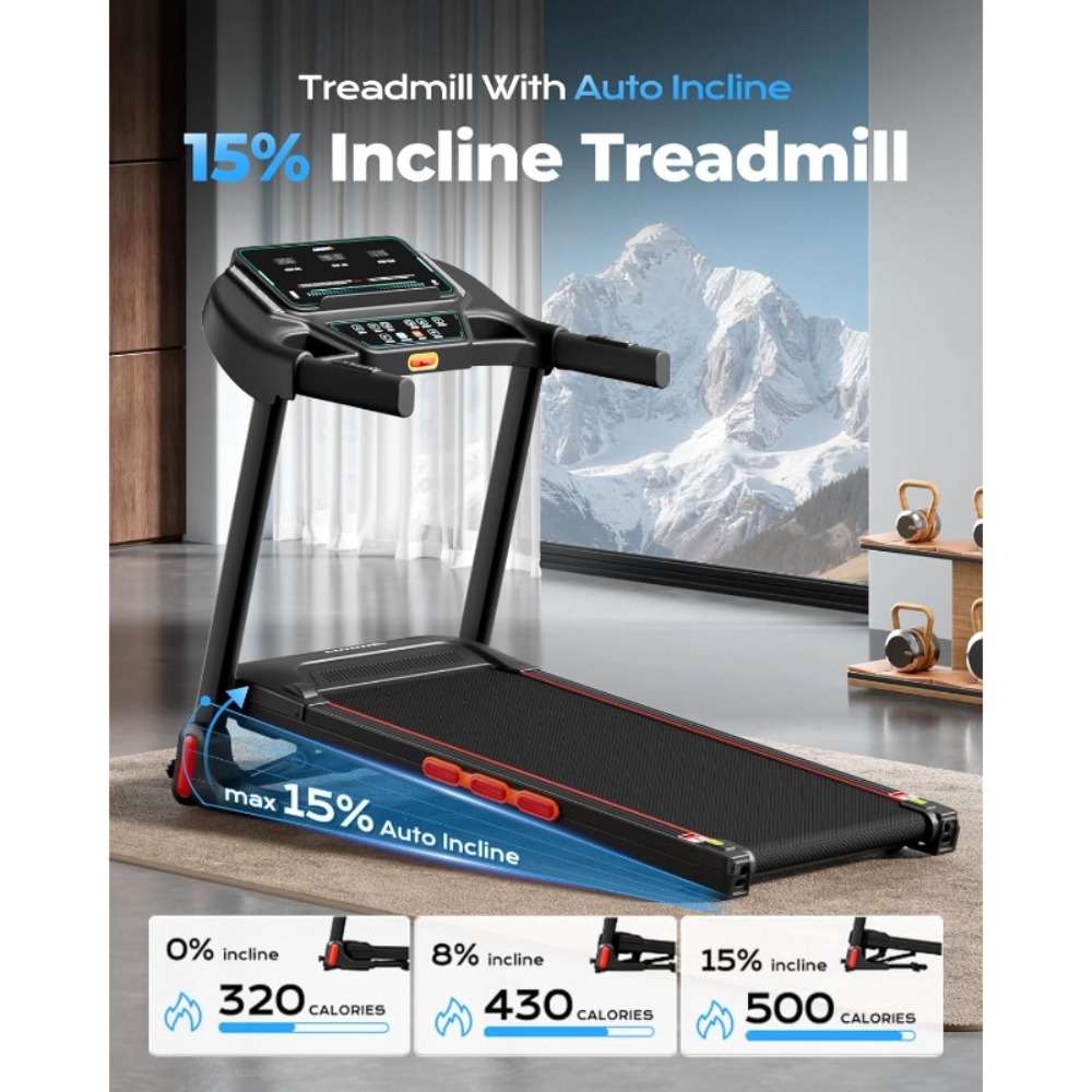 Treadmill Incline Home 3Hp - # Caminadora para Uso Doméstico con