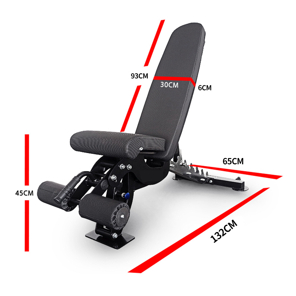 Bench Press Adjustable Incline - Banco Multifuncional Dino Fitness - Banco