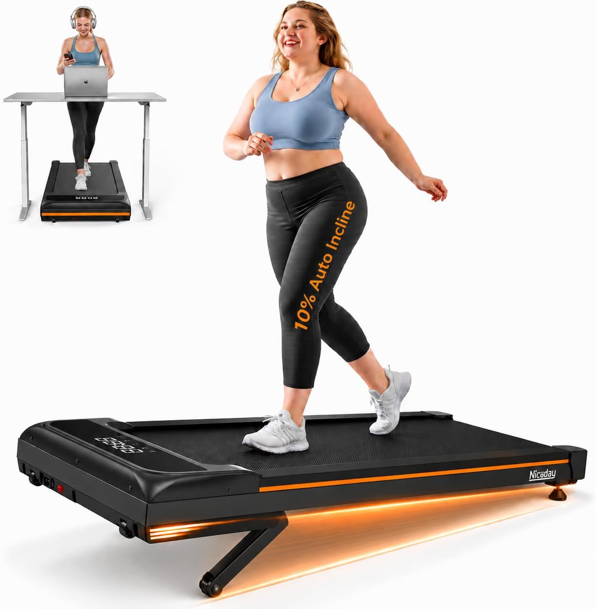 Caminadora para Debajo del Esc - Treadmill Incline Home 3Hp reseña y precio