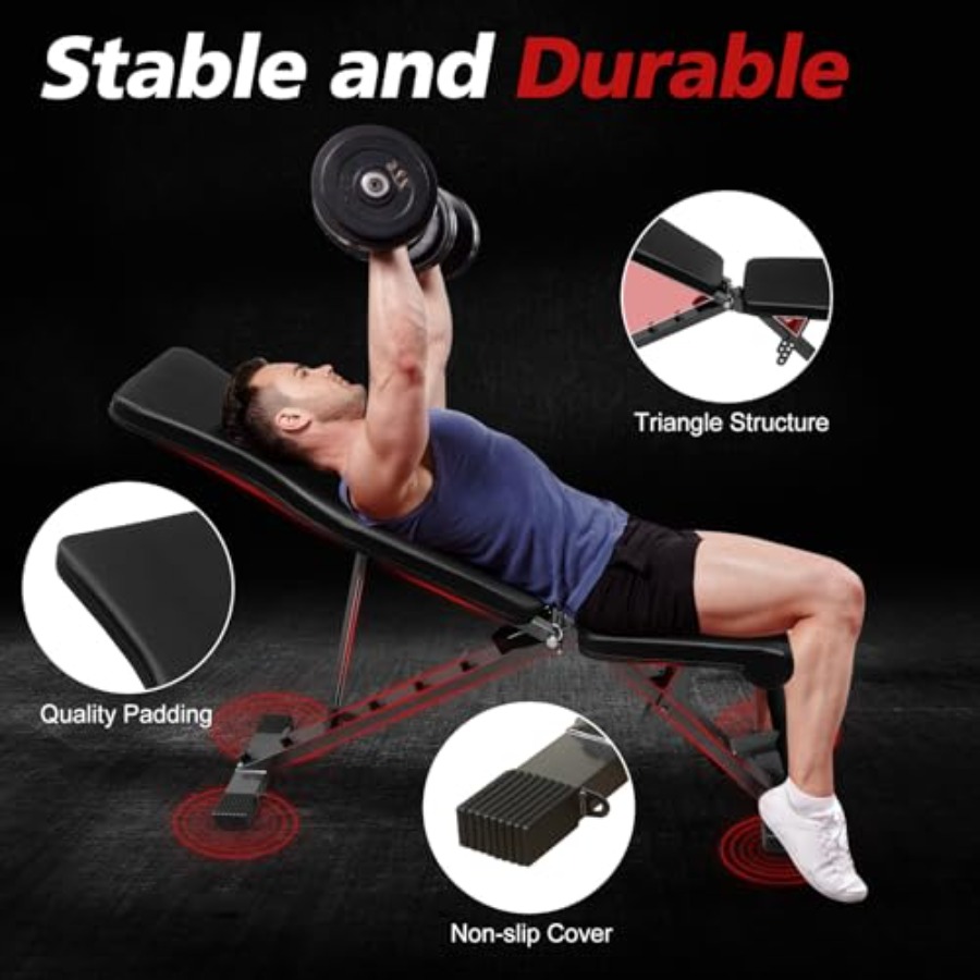 Banco de Pesas Ajustable para  - Bench Press Adjustable Incline reseña y precio