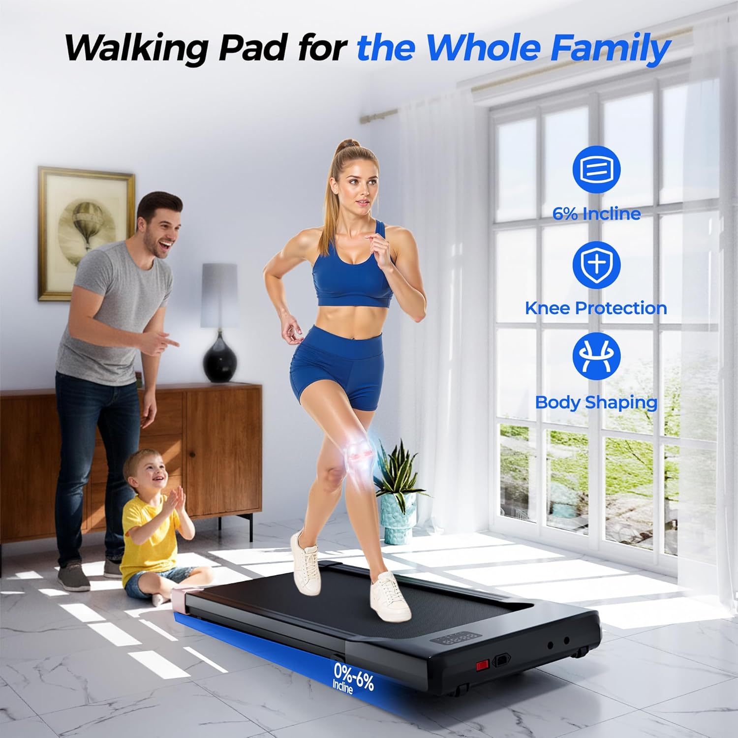Caminadora compacta 3 en 1 par - Treadmill Incline Home 3Hp reseña y precio