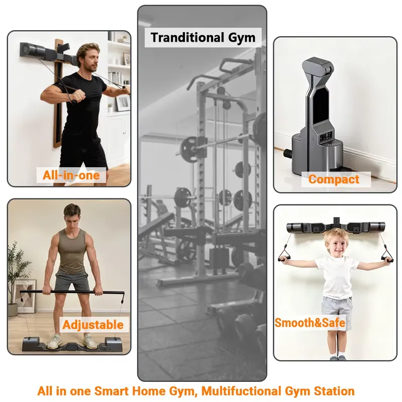 Equipo de Gimnasio Multifuncio - Smith Machine Home Gym Power Rack reseña y precio