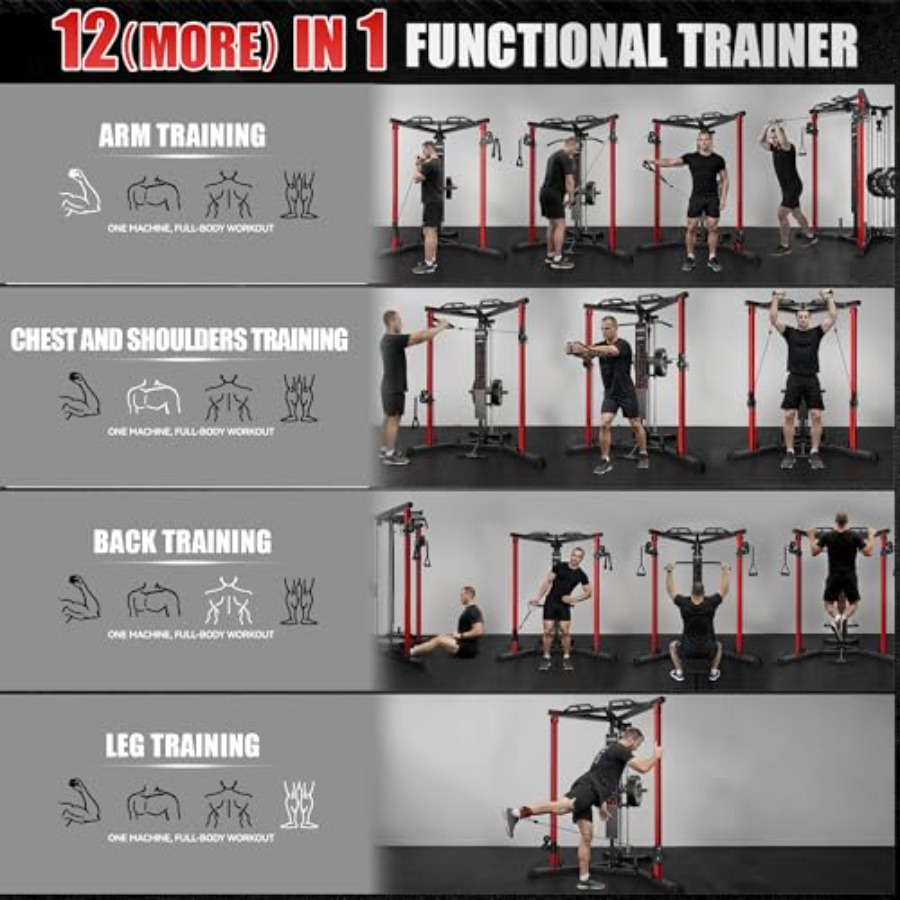 Máquina de gimnasio en casa co - Cable Crossover Machine Home reseña y precio