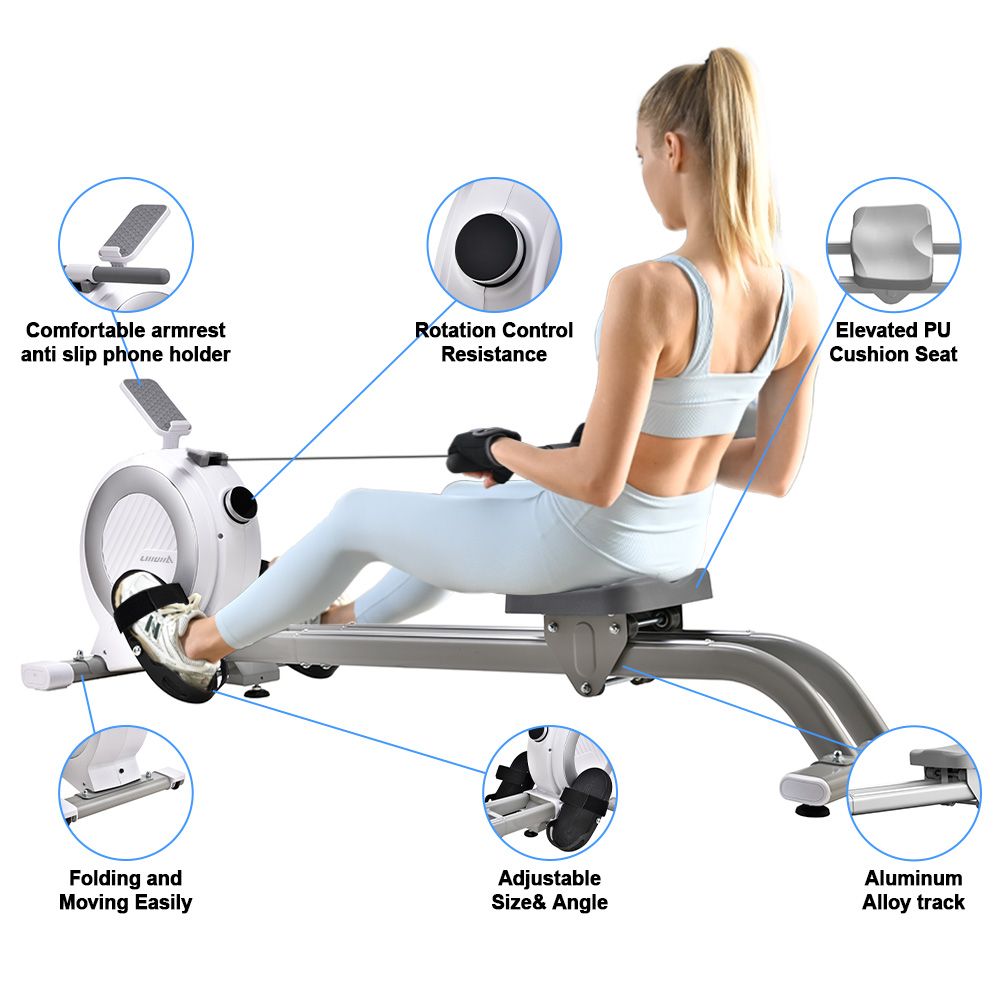 Máquina de remo profesional au - Rowing Machine Magnetic reseña y precio