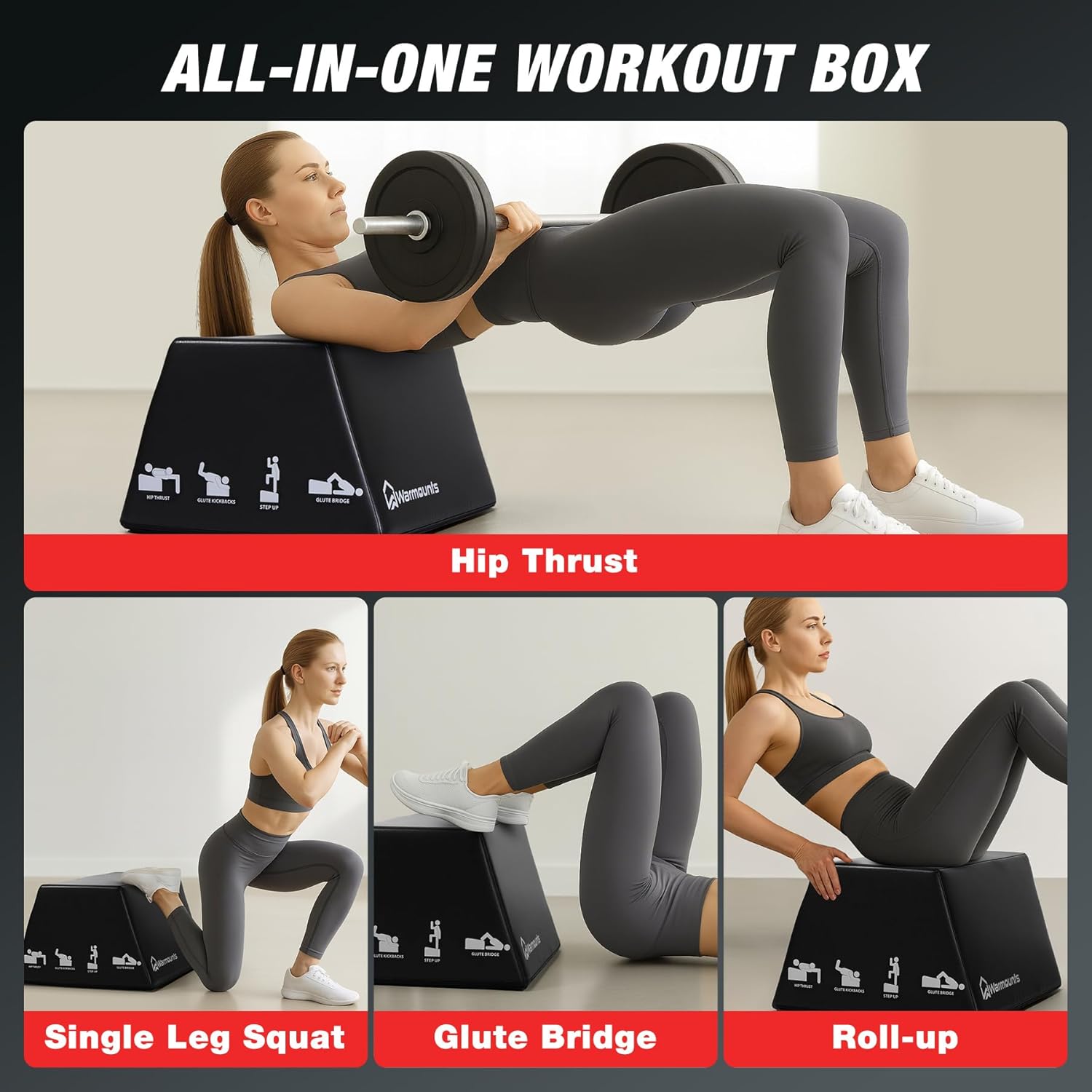 Warmounts Hip Thrust Box, Equi - Leg Press Machine Home reseña y precio
