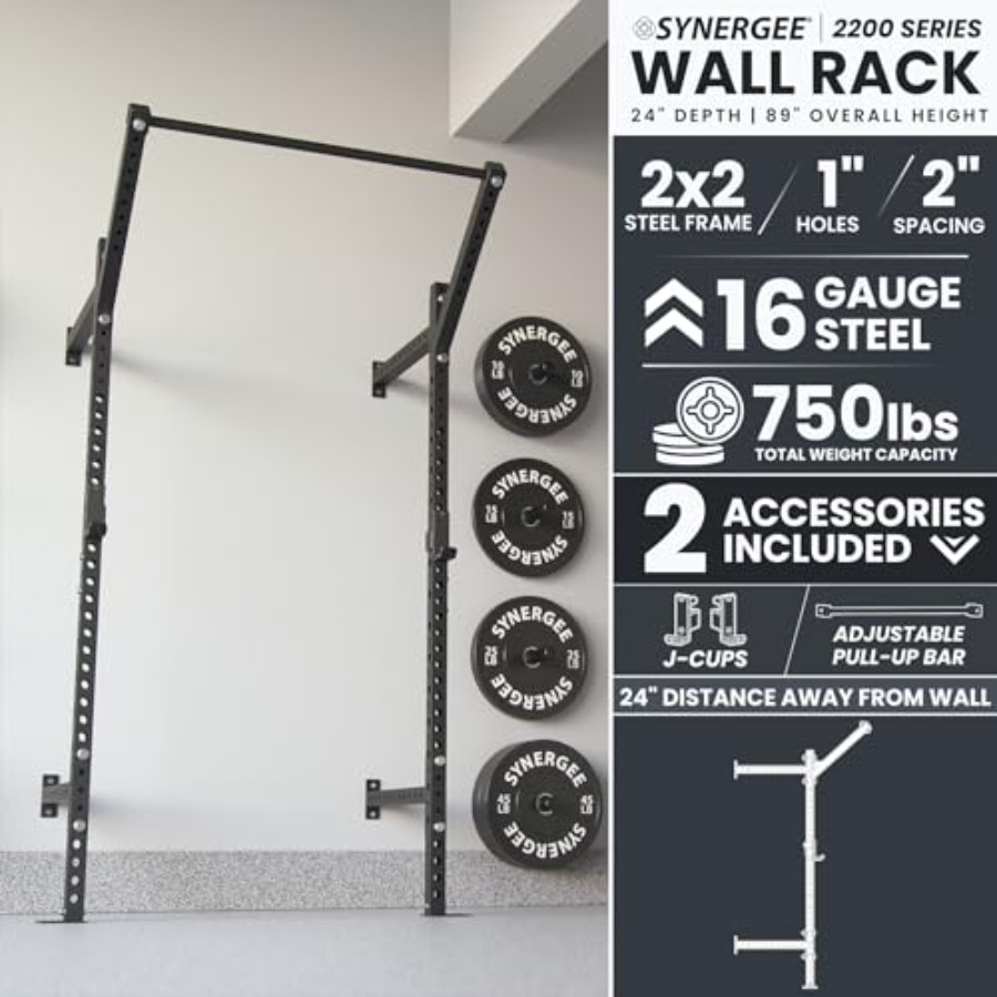 Soporte de sentadillas para mo - Pull Up Bar Wall Mounted reseña y precio