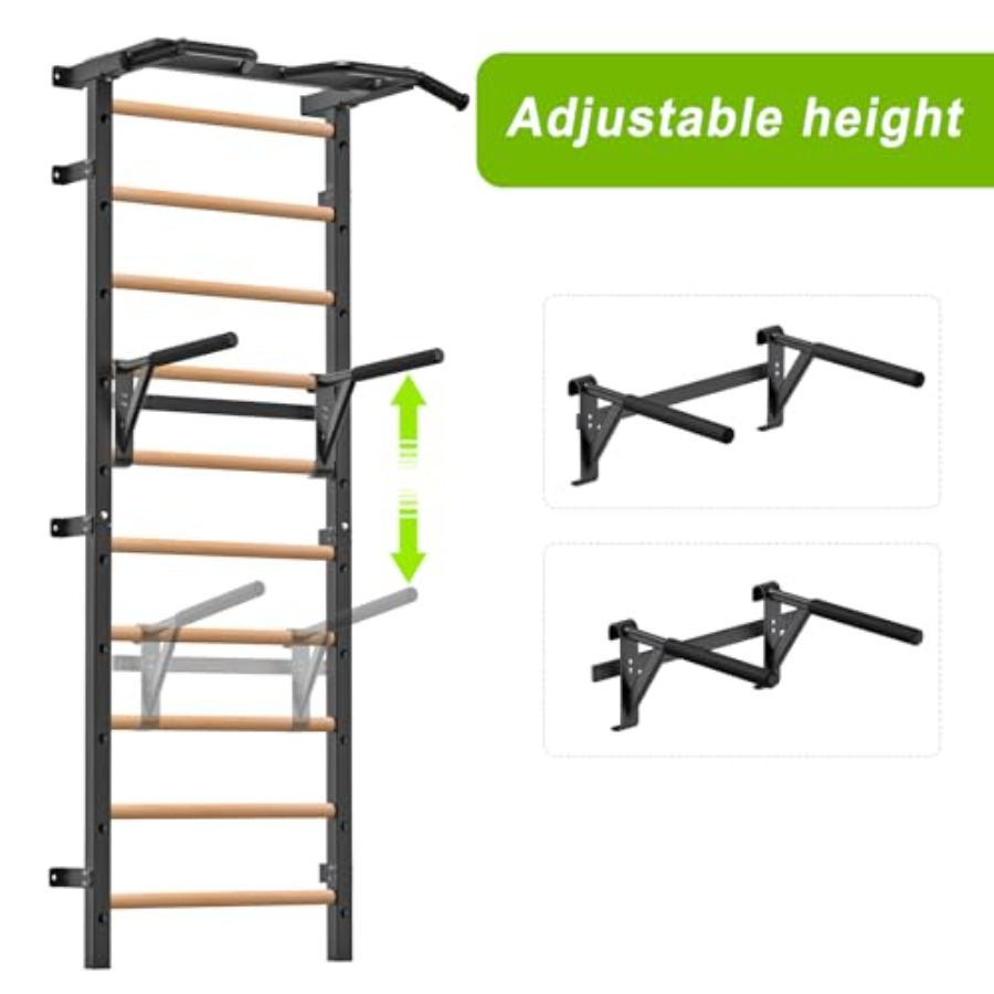 Barra de Gimnasia Montada en P - Pull Up Bar Wall Mounted reseña y precio