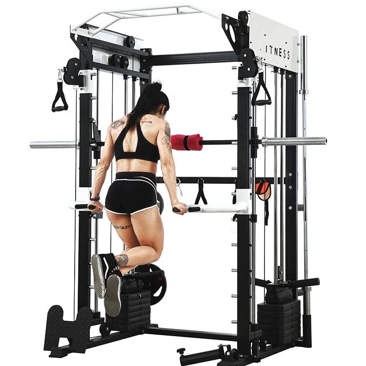 Jaula de sentadillas comercial - Cable Crossover Machine Home reseña y precio