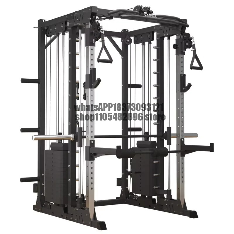 Rack de Sentadillas Comercial  - Cable Crossover Machine Home reseña y precio