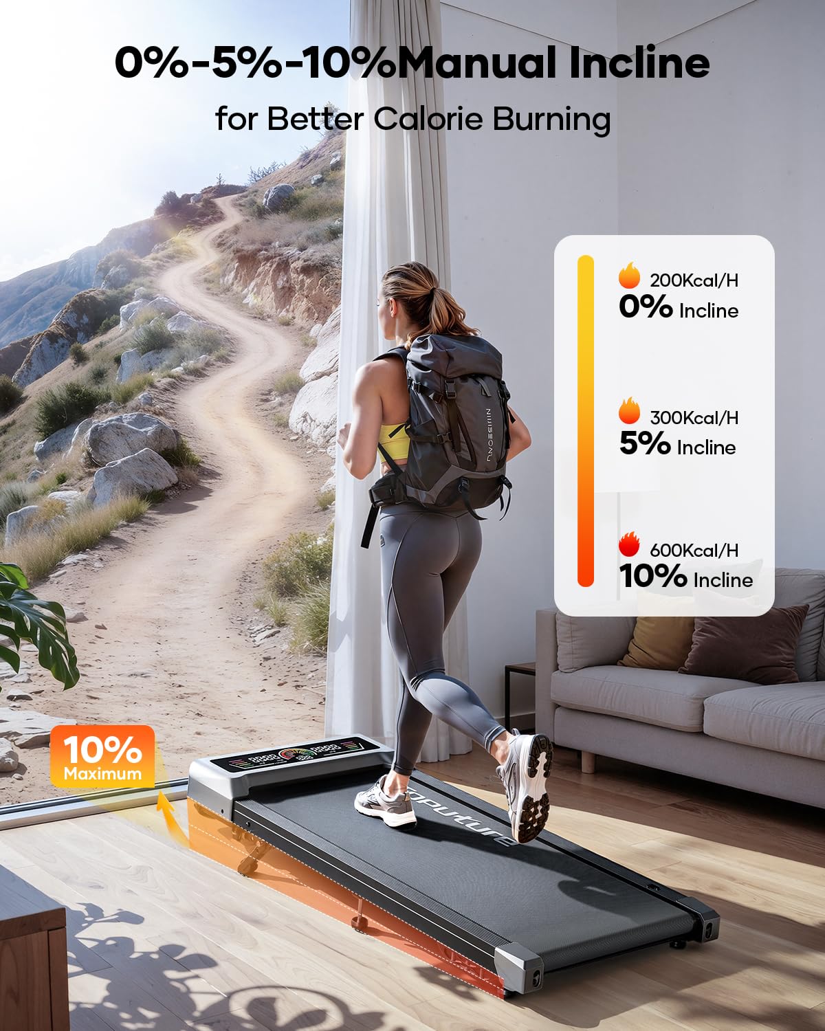 Caminadora Plegable con Inclin - Treadmill Incline Home 3Hp reseña y precio