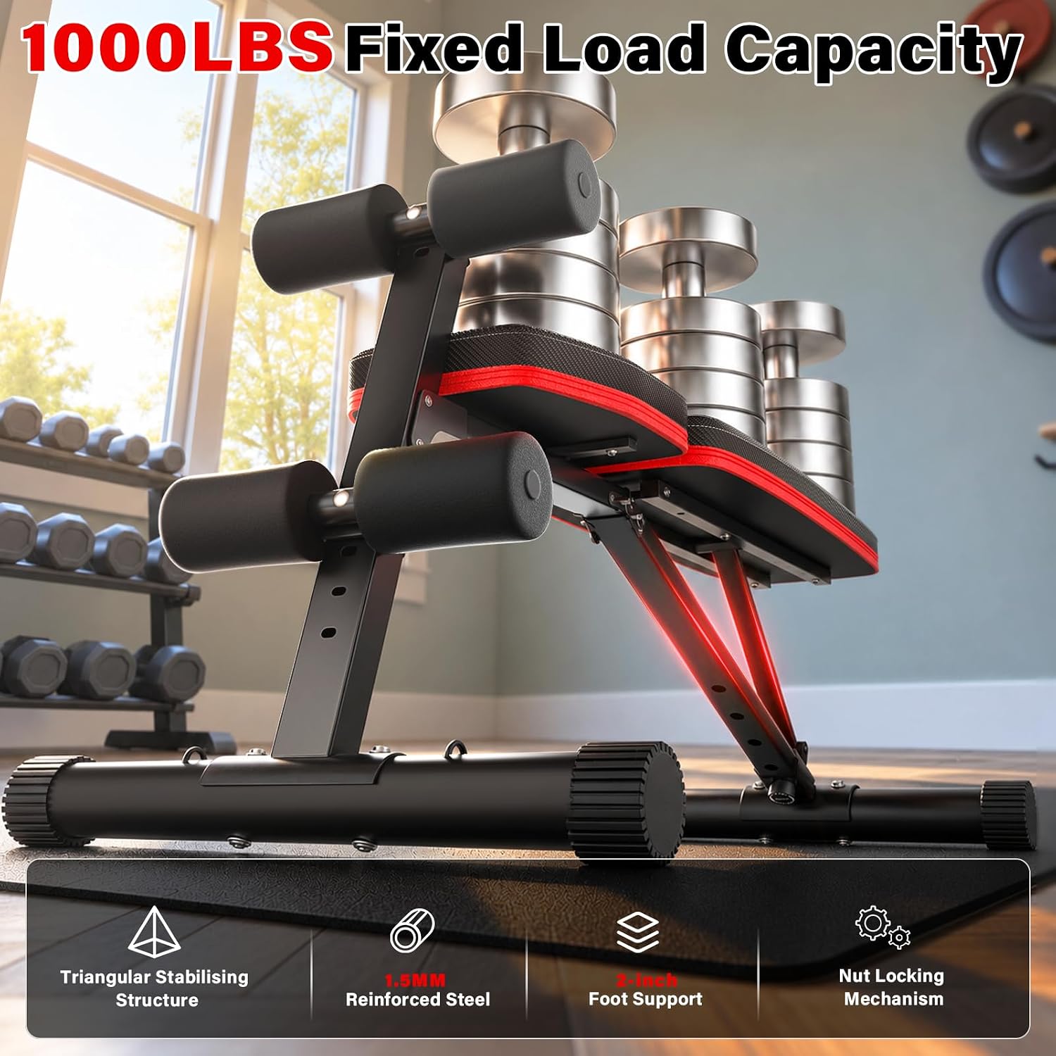 Banco de Pesas Plegable Ajusta - Bench Press Adjustable Incline reseña y precio