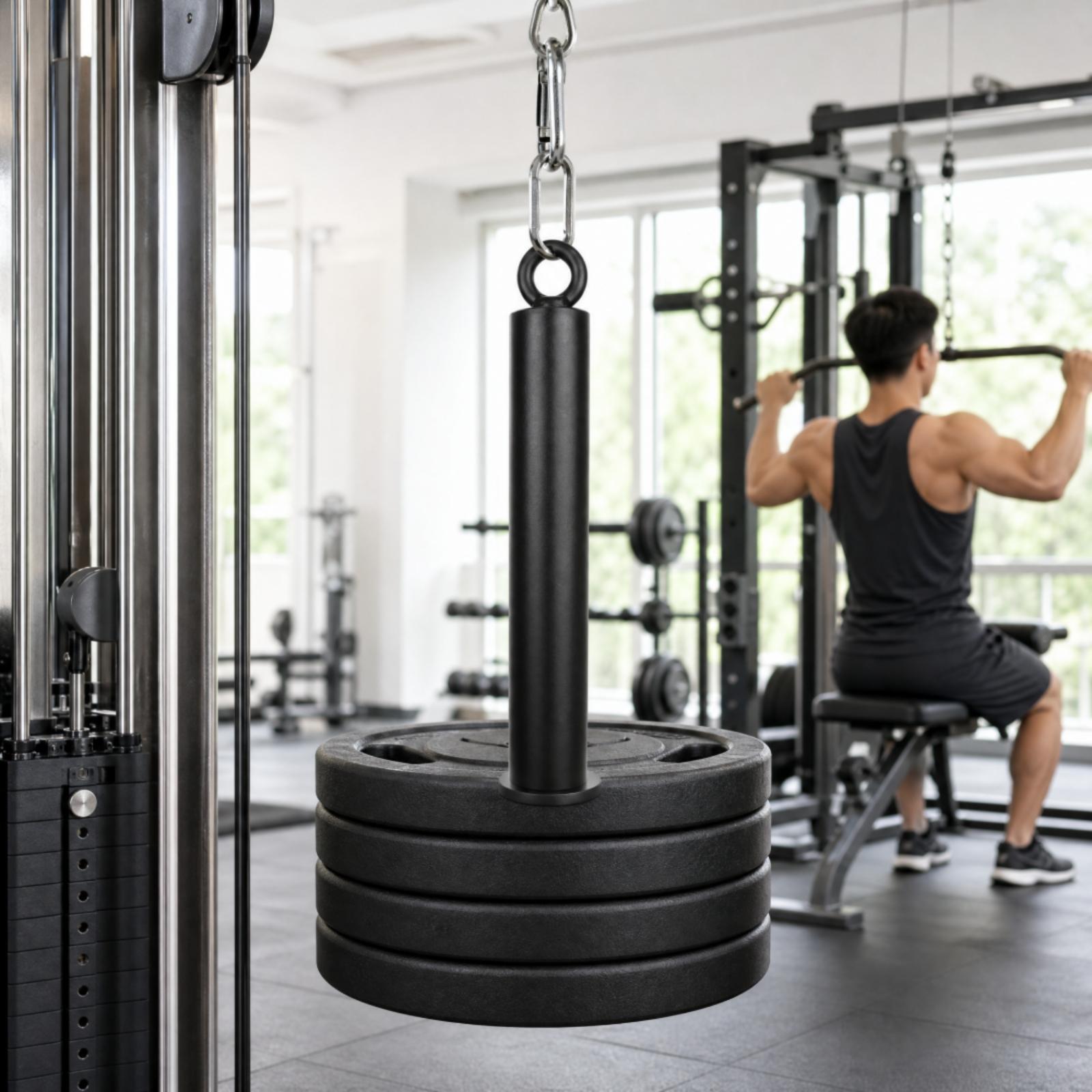 Soporte de placas de peso de a - Cable Crossover Machine Home reseña y precio