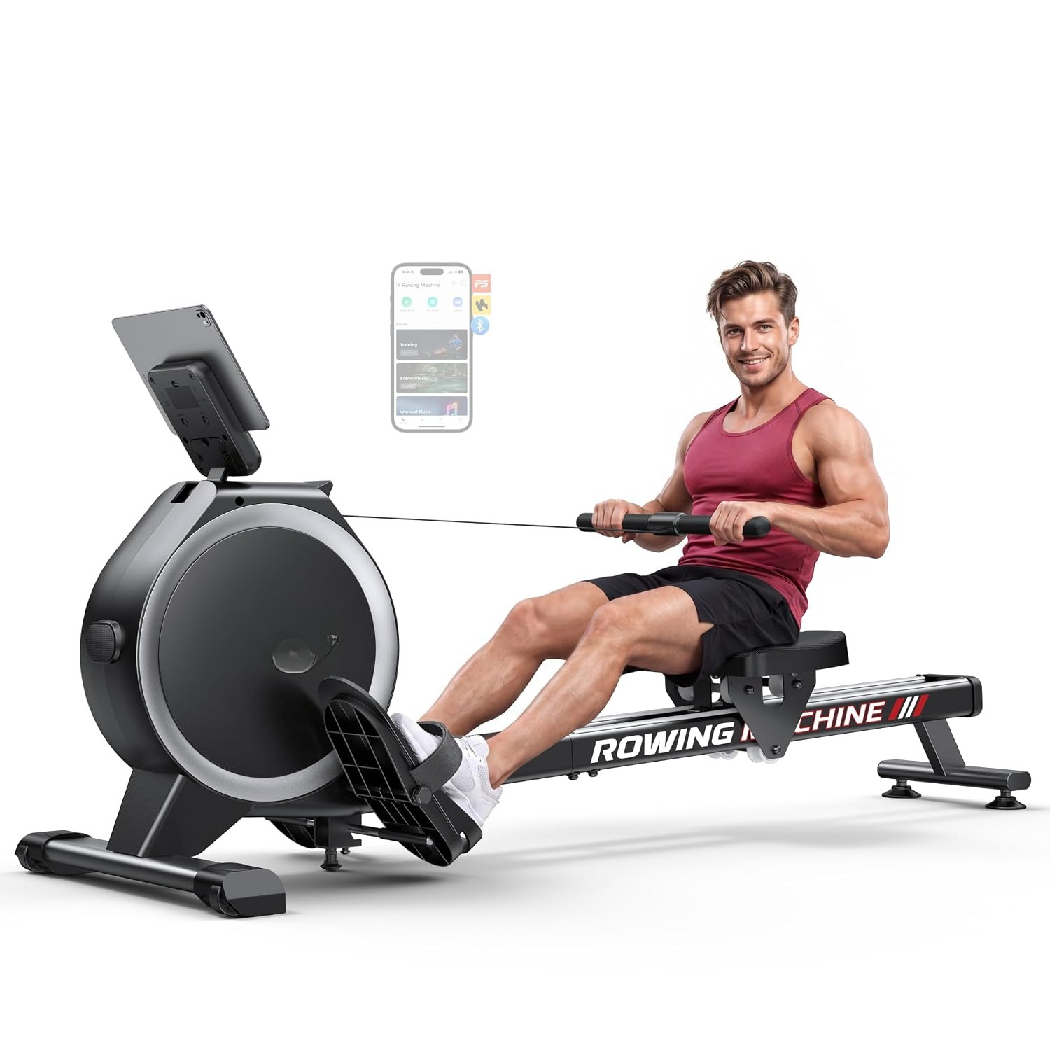 Máquinas de Remo para el Hogar - Rowing Machine Magnetic reseña y precio
