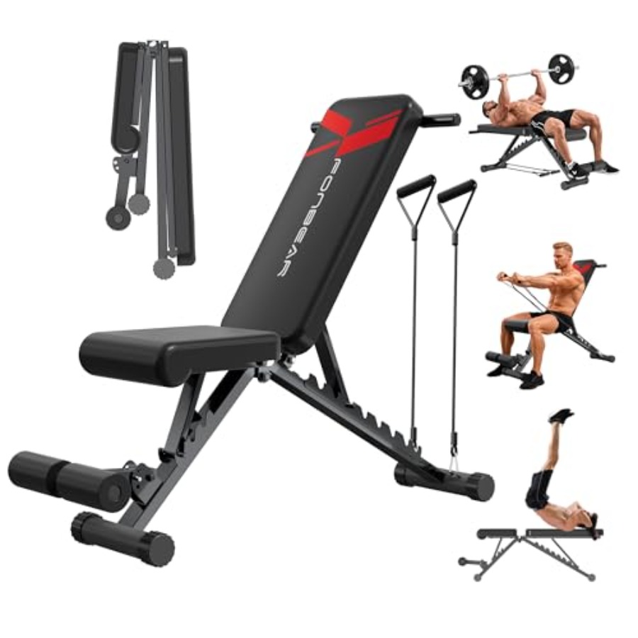 Banco de Pesas Ajustable 660LB - Bench Press Adjustable Incline reseña y precio