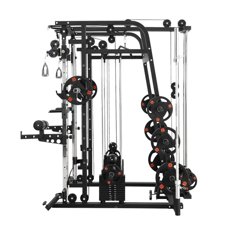 Equipo de Gimnasio en Casa 202 - Smith Machine Home Gym Power Rack reseña y precio