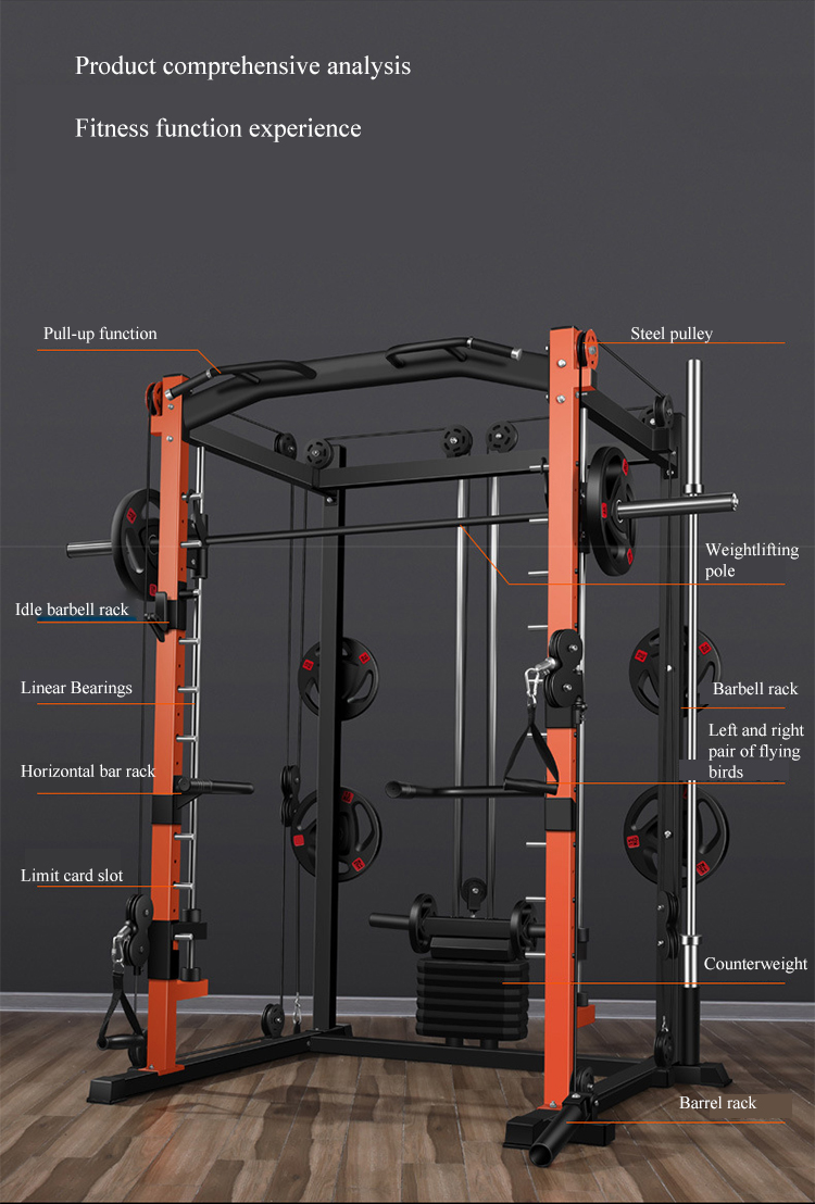 Equipo Multifuncional para Gim - Smith Machine Home Gym Power Rack reseña y precio