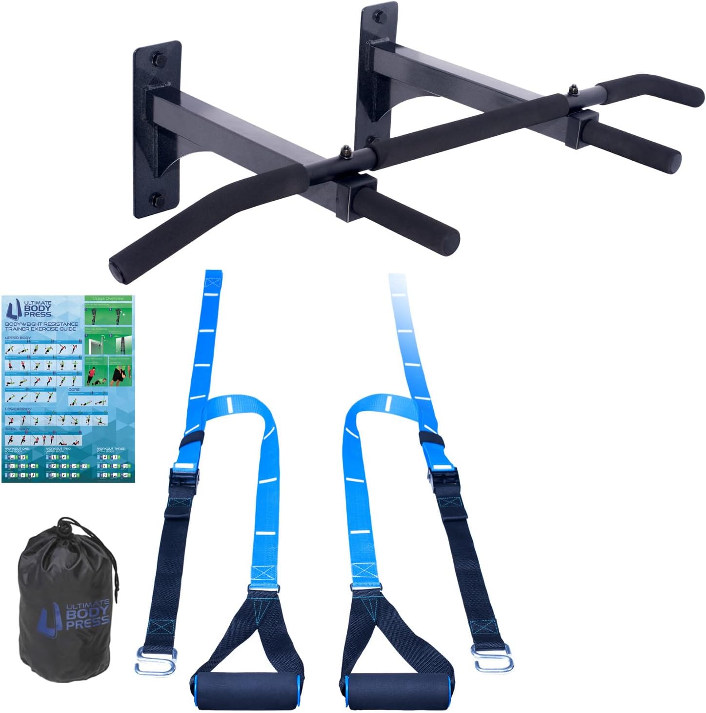 Barra de dominadas para montaj - Pull Up Bar Wall Mounted reseña y precio