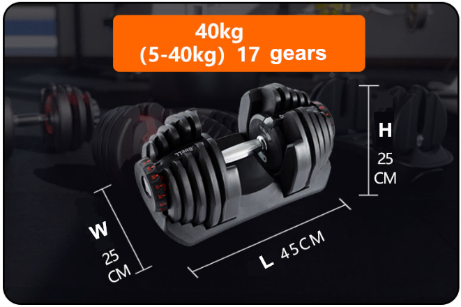 Mancuernas Ajustables de 40 kg - Adjustable Dumbbell 40Kg Pair reseña y precio