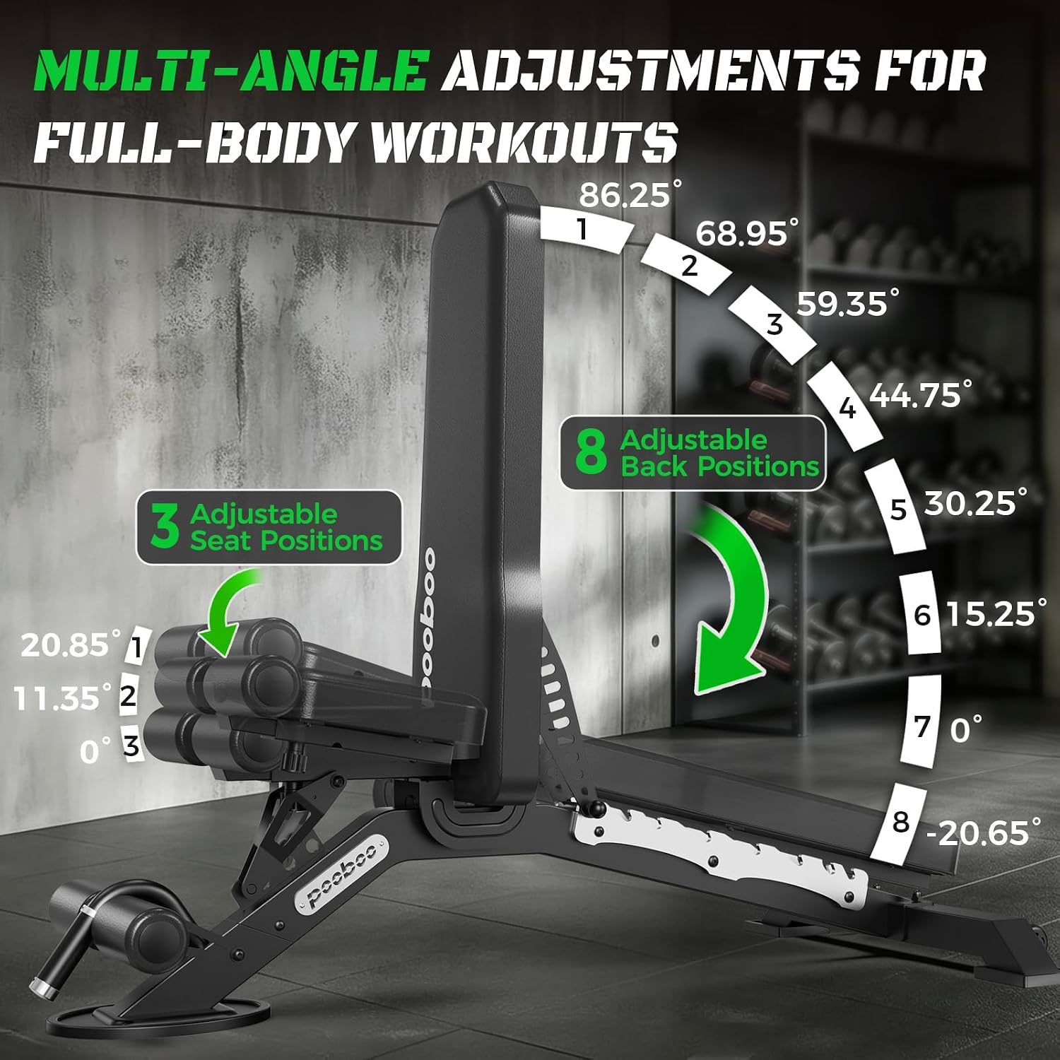 Banco de Pesas Ajustable 1500L - Bench Press Adjustable Incline reseña y precio