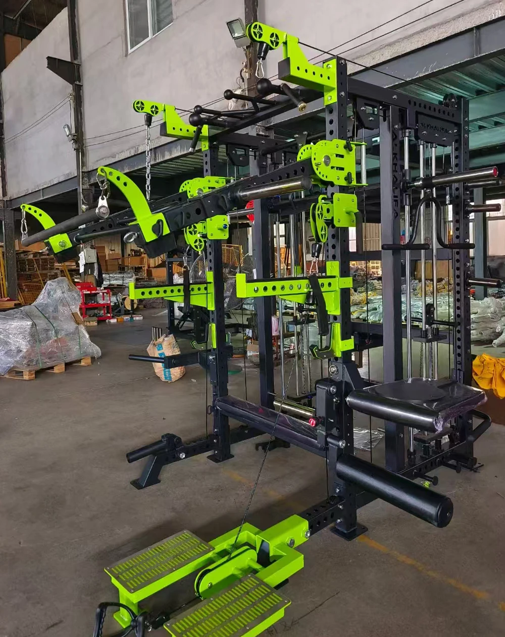Equipo de Gimnasio Multifuncio - Smith Machine Home Gym Power Rack reseña y precio