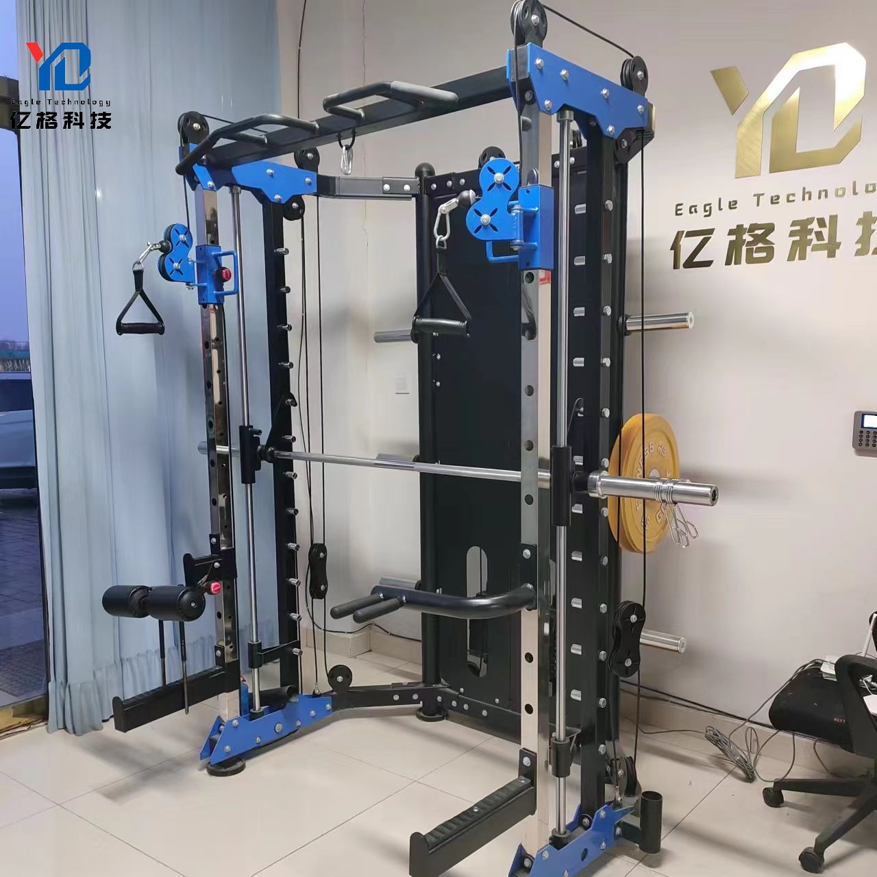 4093 Equipo de Gimnasio Comerc - Smith Machine Home Gym Power Rack reseña y precio